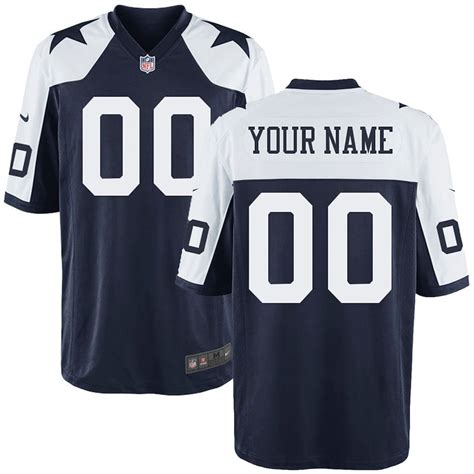 Nike Men's Dallas Cowboys Customized Throwback Game Jersey 